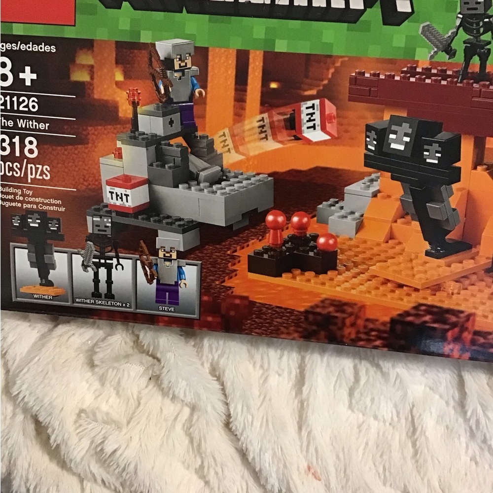 LEGO Minecraft The Wither Set - Black, Gray, Red - Picture 3 of 7
